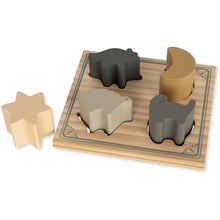 將圖片載入圖庫檢視器 Konges Sløjd - 積木配對盒 Dino Shape Sorter