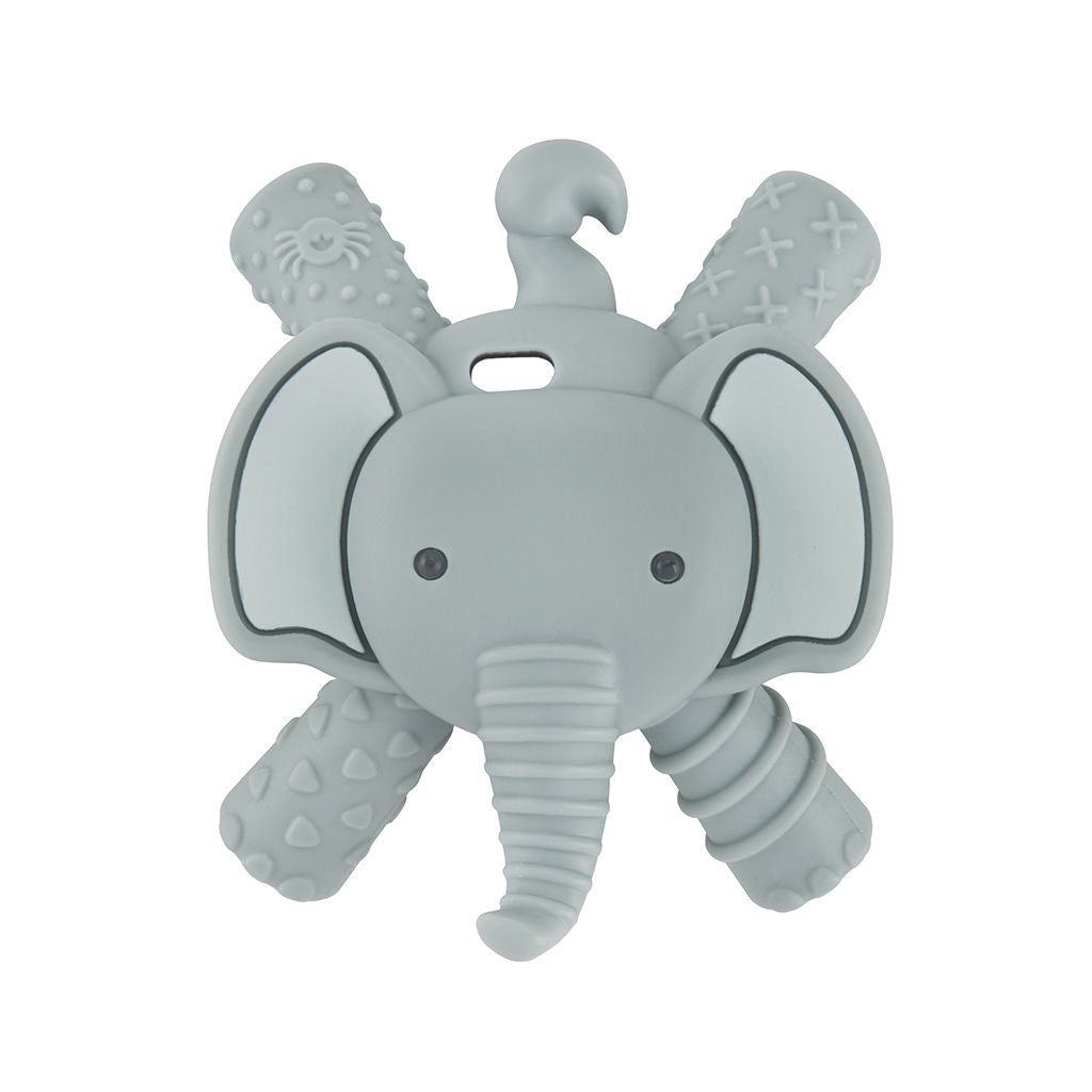 Itzy Ritzy Baby Molar Teether Elephant Little Cheeks HK