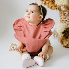 將圖片載入圖庫檢視器 Snuggle Hunny Kids - 防水圍兜 Waterproof Bib (Terracotta Frill)