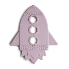 將圖片載入圖庫檢視器 Mushie - 火箭固齒器 Rocket Teether (Soft Lilac)