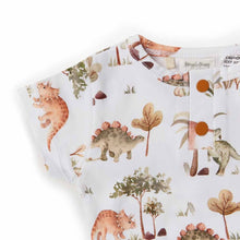 將圖片載入圖庫檢視器 Snuggle Hunny Kids - 有機棉恐龍連身衣 Short Sleeve Bodysuit (Dino)