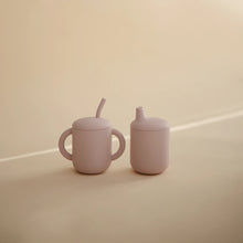 將圖片載入圖庫檢視器 Mushie - Silicone Sippy Cup 學習杯 (Soft Lilac)