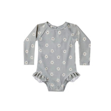 將圖片載入圖庫檢視器 Quincy Mae - 長袖泳衣 One Piece Girls Rashguard (Petunia)