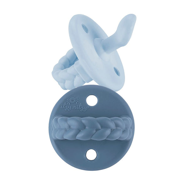 Itzy Ritzy - 安撫奶嘴 Blue Soother Orthodontic Pacifier Set