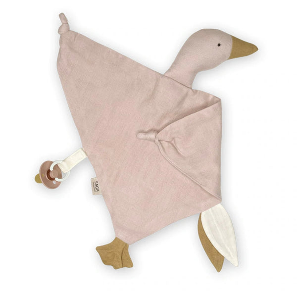 Saga Copenhagen - 擁抱鵝安撫巾 Cuddle Goose (Misty Rose)