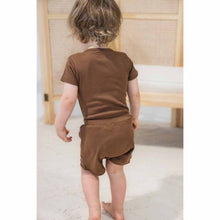 將圖片載入圖庫檢視器 Snuggle Hunny Kids - 有機棉短褲 Organic Shorts (Chocolate)