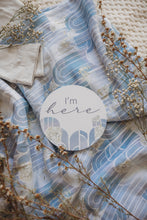 將圖片載入圖庫檢視器 Snuggle Hunny Kids - 成長紀錄卡 Reversible Milestone Cards (Eventide & Ice Blue)