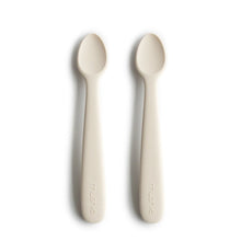 將圖片載入圖庫檢視器 Mushie - 矽膠匙羹 Silicone Feeding Spoons (Ivory)