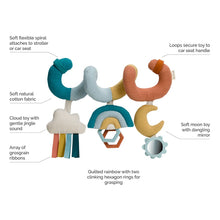 將圖片載入圖庫檢視器 Itzy Ritzy - 螺旋形掛式玩具 Spiral Car Seat Activity Toy (Rainbow)