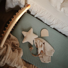 將圖片載入圖庫檢視器 Mushie - 有機棉星星安撫巾 Star Lovey Blanket (Fog)