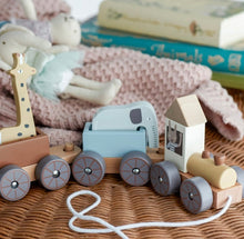 將圖片載入圖庫檢視器 Bloomingville -  動物拉車 Pull Along Toy