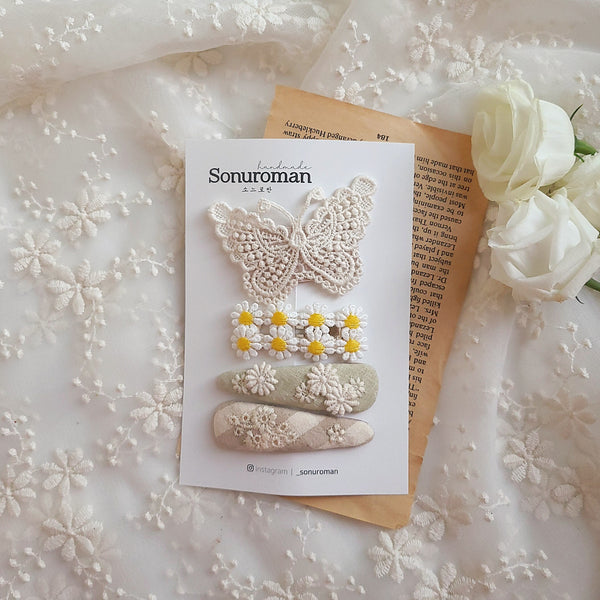 Sonuroman - 韓國手工髮夾 Hair Clip (Butterfly)