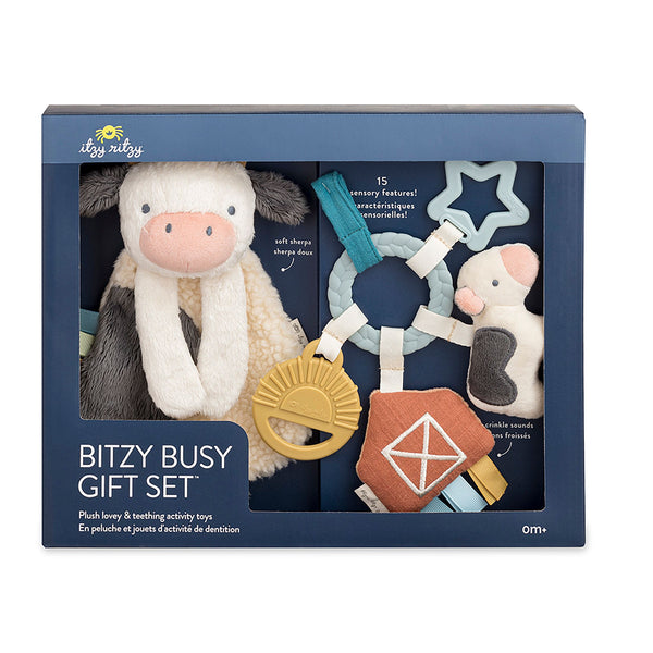 Itzy Ritzy - 小牛安撫套裝 Busy Gift Set