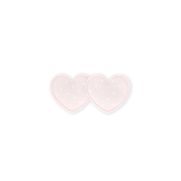 Little Marshmallow - 手製髮夾 Heart Clip (Snowy Pink)