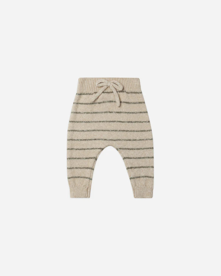 Quincy Mae - 針織褲 Knit Pant (Basil Stripe)