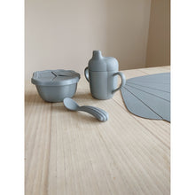 Load image into Gallery viewer, Konges Sløjd - 矽膠餐具套裝 Silicone Clam Set (Light Blue)
