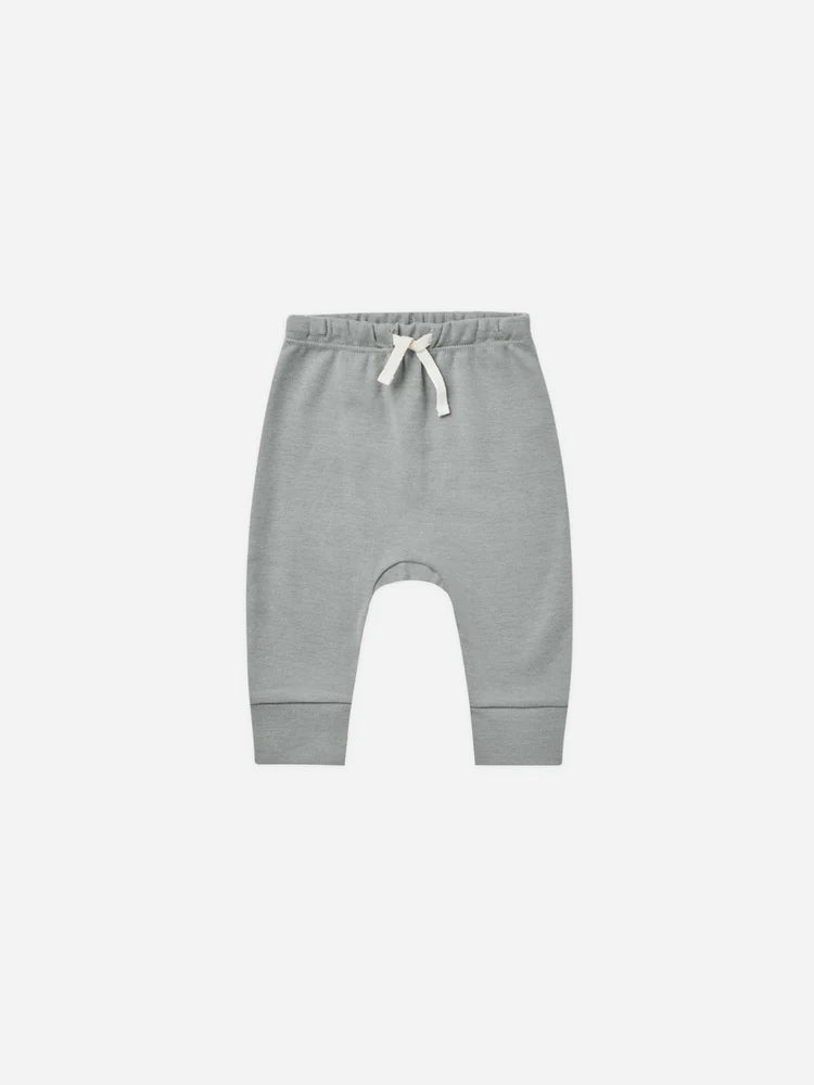 Quincy Mae - 舒適長褲 Drawstring Pant (Dusty Blue)