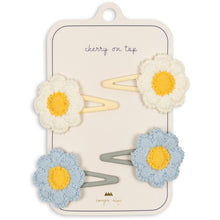 Load image into Gallery viewer, Konges Sløjd - 小花髮夾 4-Pack Hair Clips (Daisy)
