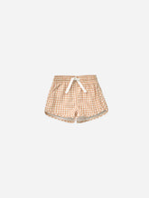 Load image into Gallery viewer, Quincy Mae - 泳褲 Swim Shorts (Melon Gingham)
