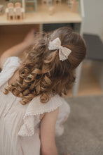Load image into Gallery viewer, Bow So Cute - 蝴蝶結髮夾 Lace Bow Pink Sand
