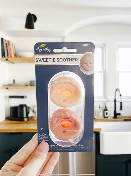 Itzy Ritzy - 安撫奶嘴 Soother Pacifier Set (Apricot + Terracotta)