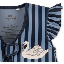將圖片載入圖庫檢視器 Konges Sløjd - 浮水背心 Neoprene Float Vest (Swan Stripe)
