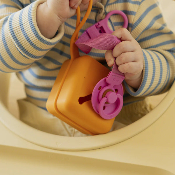 Bibs - 奶嘴盒 Pacifier Case Pumpkin