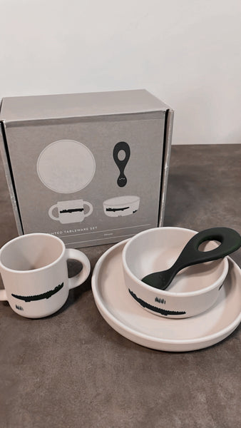 【Damaged Packaging】Liewood - 幼兒餐具套裝 Vivi Printed Tableware Set (Carlos)