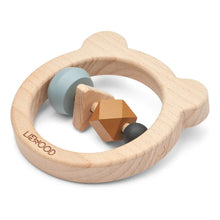 Load image into Gallery viewer, Liewood - 木製搖環 Avada Wooden Rattle (Sea Blue Mix)
