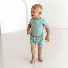 Load image into Gallery viewer, Snuggle Hunny Kids - 有機棉短褲 Organic Shorts (Sage)
