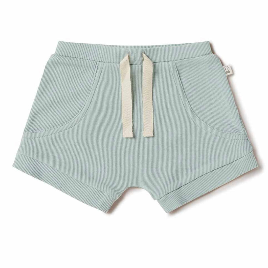Snuggle Hunny Kids - 有機棉短褲 Organic Shorts (Sage)