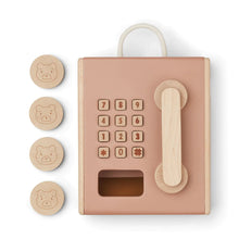 將圖片載入圖庫檢視器 Liewood - 木製電話玩具 Rufus Payphone (Tuscany Rose Multi Mix)
