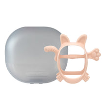 Load image into Gallery viewer, mama’s tem 翹尾小虎固齒器 Monster Tiger Teether (Peach)
