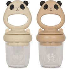 Load image into Gallery viewer, Konges Sløjd - 矽膠水果咬咬樂 Silicone Fruit Feeding Pacifier Panda
