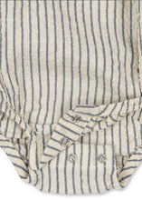 將圖片載入圖庫檢視器 Konges Sløjd - 有機棉泡泡衣 Elliot Romper GOTS (Stripe Bluie)
