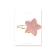 Load image into Gallery viewer, Little Marshmallow - 手製髮夾 Star Clip (Sweetheart Pink)
