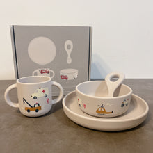 將圖片載入圖庫檢視器 【Damaged Packaging】Liewood - 幼兒餐具套裝 Vivi Printed Tableware Set (Emergency Vehicle)
