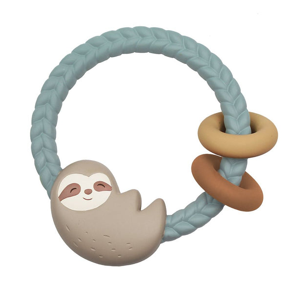 Itzy Ritzy - 矽膠固齒環 Silicone Teething Ring (Sloth)