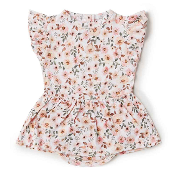 Snuggle Hunny Kids - 有機花紋裙子 Spring Floral Organic Dress