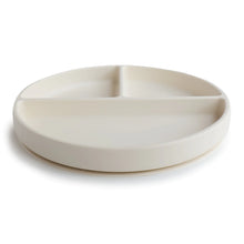 Load image into Gallery viewer, Mushie - Silicone Suction Plate 吸盤分隔餐盤 (Ivory)
