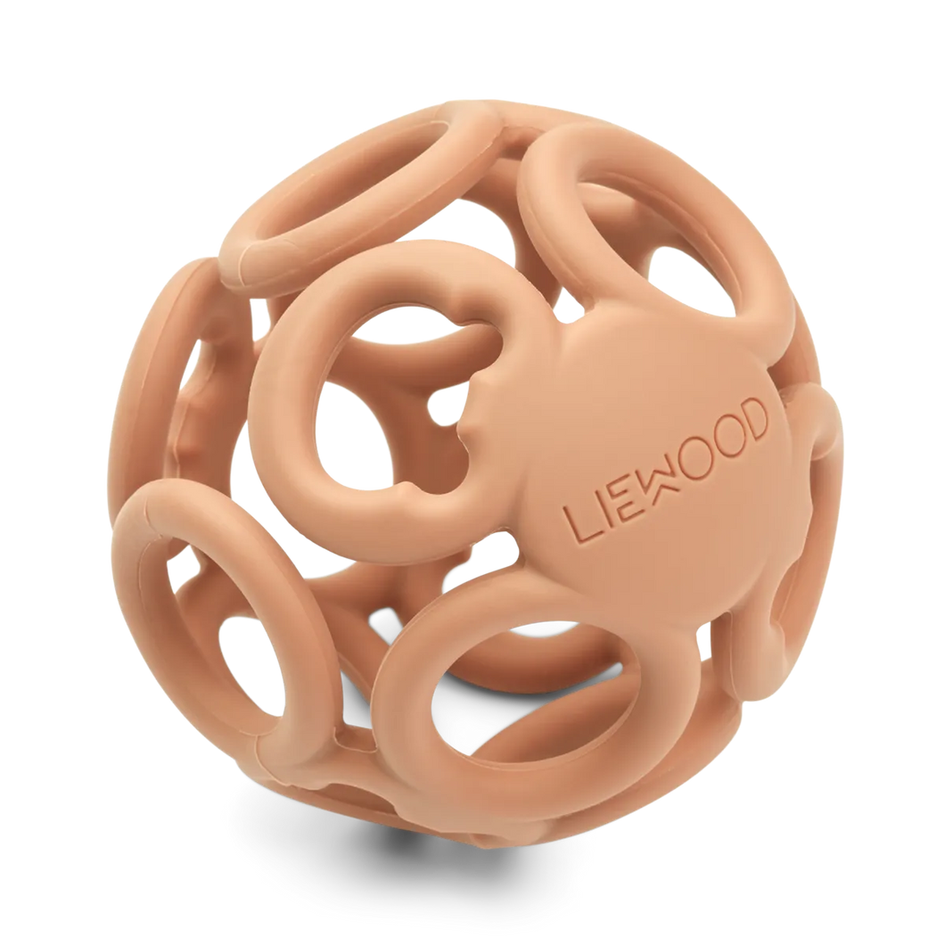 Liewood - 矽膠固齒球 Jasmin Teether Ball (Tuscany Rose)