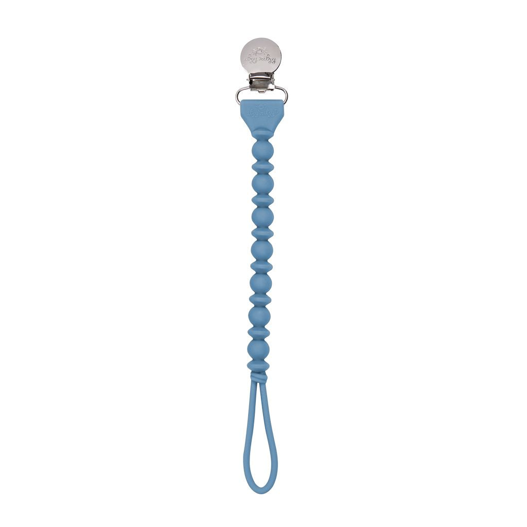 Itzy Ritzy - 矽膠奶嘴鏈 Beaded Pacifier Clip (Blue)
