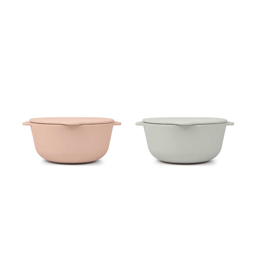 That’s Mine -  矽膠碗 Bowl Silicone 2-pack (Rose/Feather Grey)