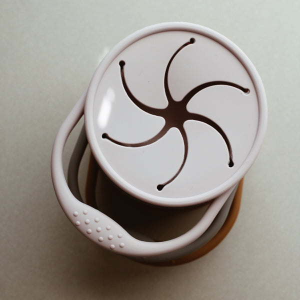 littleCHEW - 矽膠零食杯 Foldable Snack Cup (Pale Mauve)