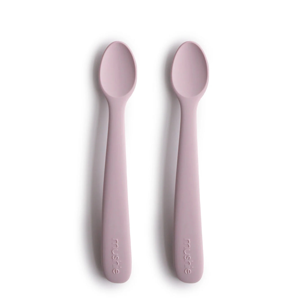 Mushie - 矽膠匙羹 Silicone Feeding Spoons (Soft Lilac)