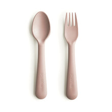 Load image into Gallery viewer, Mushie - 叉匙套裝 Fork and Spoon Set (Blush)
