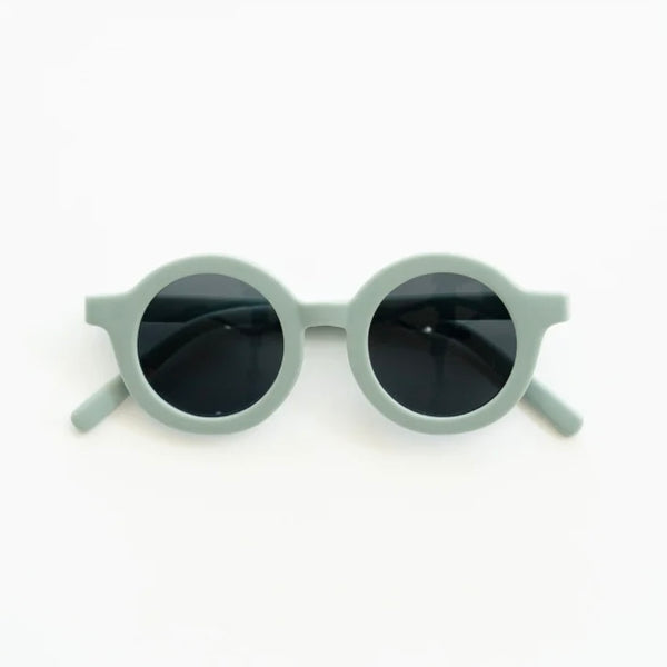 Grech & Co - 兒童太陽眼鏡 Round Sustainable Sunglasses (Light Blue)