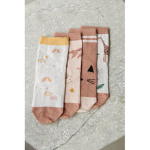 Load image into Gallery viewer, Liewood - 兒童棉襪 Silas Cotton Socks 4-pack (Safari Rose Mix)
