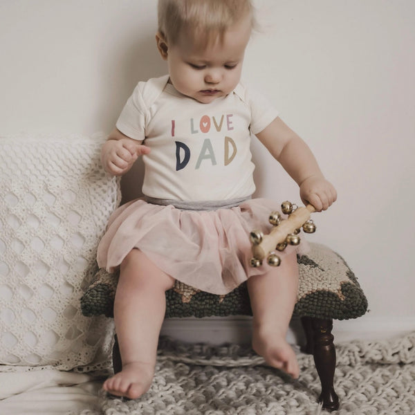 Finn + Emma - 連身衣 Bodysuit I Love Dad