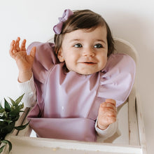 將圖片載入圖庫檢視器 Snuggle Hunny Kids - 防水圍兜 Waterproof Bib (Lavender Frill)
